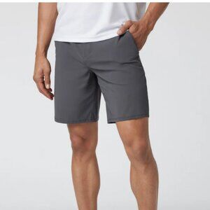 Vuori Meta Short 8" Charcoal Mens Size 36